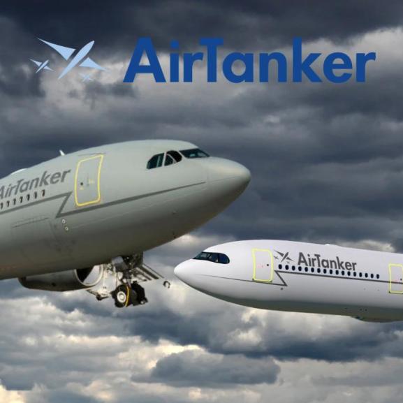 Graphic of two AirTanker planes 